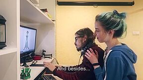 Stepsister Seduces A Nerd To Copy His Physics Text Compressed