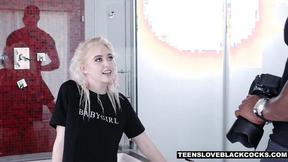 ”Chloe Cherry's Photoshoot Interracial DickDown”