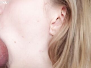 Sinless Polly Yangs with braces supplicates for cum in her waiting mouth