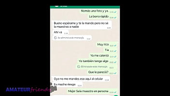 Tia politica envia foto por error y termina en chat caliente