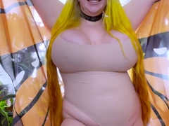 Big boobs milf masturbates with her dildo