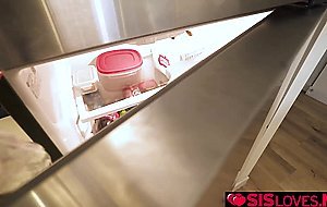 Stepbrother fucks his stepsister Catalina Ossa from behind