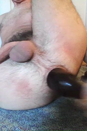 Hairy Hole Gaping Huge and Ruined Cum Milking From Extreme Bottle and Dildo Fuck