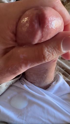 Must-share moment from "Jerking off wearing the sarge's tighty whities and one of the USMC uniforms from a past hookup!"