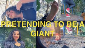 Pretending to be a GIANT - 1080 New giantess Goddess Catarina