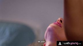 Nerdy Petite Redhead Amber Stark Passionately Fucks Bestie Allie Addison In Steamy Lesbian Hookup