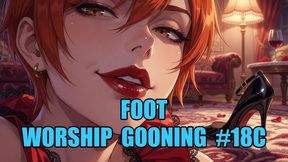 Foot Worship Gooning #18C: Sole Overload Mind Fuck (Animated, Music)