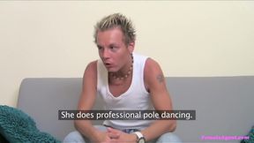 Female Agent - Punk Rocker Fucks Agent's Pussy Hard and Leaves Cum on Her Ass