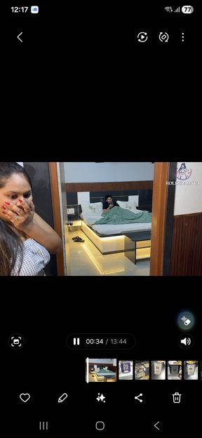 The stepsister caught the stepbrother secretly watching sex videos, then the two enjoyed together.