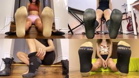 SOCKS WORSHIP + REMOVAL COMPILATION