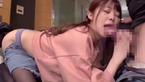 Amateur POV: Tall Delivery Girl With Sexy Legs Gets Steamy Second Round At Work Place!