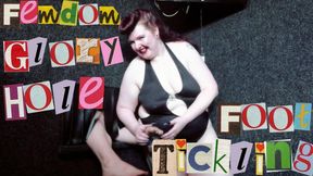 Femdom Glory Hole Foot Tickling