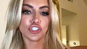 Lindsey Pelas is a beautiful, blonde woman who likes to be naughty in front of the camera