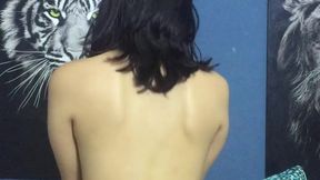 Flaquita with big bobos rides cock until creampied