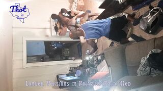 Black Mom two Ebony Men Tag Team take Turns into Film Studio