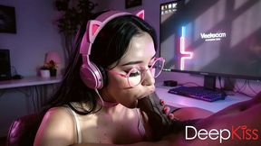 my best friend sucked my cum. she greedily and dirtyly swallowed all my cum with her cute little mouth.[ai]