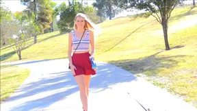 Blonde Teen Teases with Her Perfect Body Before Hot Sex