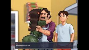 Summertime Saga ep 90 - Fazendo Pizzas com a Italiana Gostosa