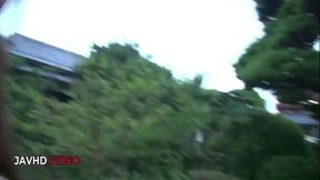 Reira Aisaki and Leila Aisaki's outdoor toy play with tight Asian pussy