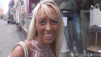 Hot German Blonde Amateur Sex In A Public Toilet POV