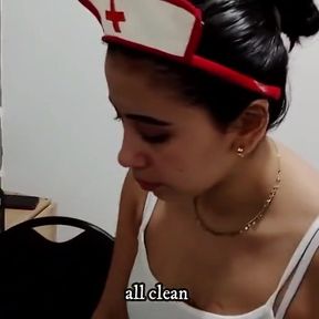 Lesbian Doctor Fucks a Beautiful Latina with a Big Ass