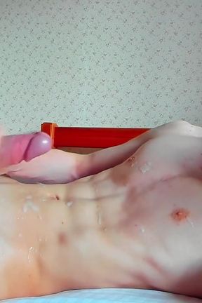 I messed up my body with a powerful shot of cum