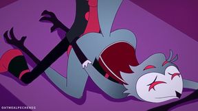 Stolas and Blitz nasty creampie fuck in animated gay hentai