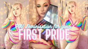 POV GETTING YOU READY FOR YOUR FIRST PRIDE 💅🏻🏳️‍🌈✨