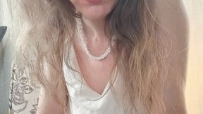 Grace Dickerson Naughty neighbor, strip tease, pov, spread doggy, milf