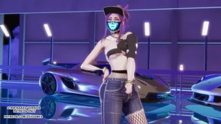 [MMD] BlackPink - Shut Down Ahri Seraphine Kaisa Evelynn Sexy Kpop Dance League of Legends KDA