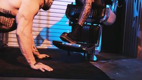 ”Master Ryan Sebastian Dominates Muscled Sub Davin Strong”