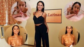 Delicate Brazilian stepsister bangs hard in hotel!