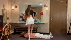 Roxanne Gets Ready to Play Tennis