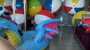 fucking inflatable dragon