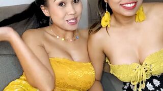 Big boobs Thai lesbians lick and toying