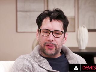 DEVILS FILM - River Lynn Returns Early From Retreat To Give Stepdad Tommy Pistol Hard Anal Screw