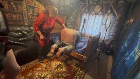 Part 1:- Domina Satana, Mistress Carrie Does a Double Domme Session