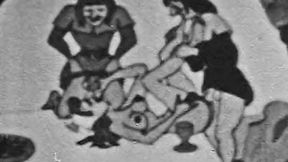 Dirty vintage cartoon