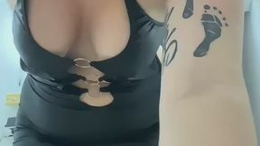 Black Dress to Bare - Curvy Redhead Dances & Pleasures Herself