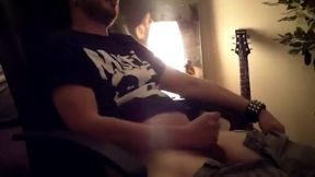 Big-Cock Twink Helps Buddy in Dorm with Late-Night Blowjob