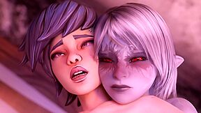 Ava And Raeza Havin Some Fun On The Bed [zynotheum]