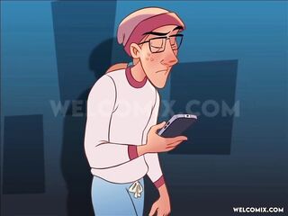 Anal dance on a cold stormy night! The Nasty Home Animation