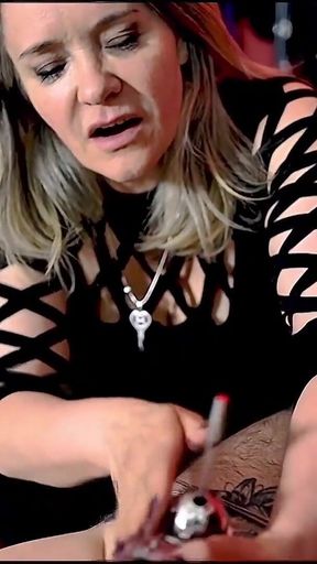 Empress Bella Sadic Loves to Penetrate All Her Slave Husband's Holes