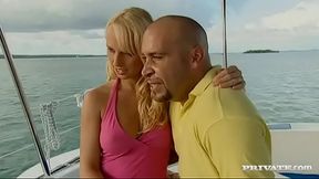 Diana Gold and Simonne Style Share a Random Boat Cock