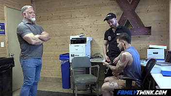 FamilyTwink - Disciplinary Ajustment with Fake Cop and Stepdad