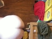 Coworker Fucking Dildo On Lunch Break
