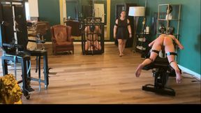 Fetish Lofts with My 2 Slaves Punishment Area Slave Treatment Cage &amp; Special Lounger Part 1-2