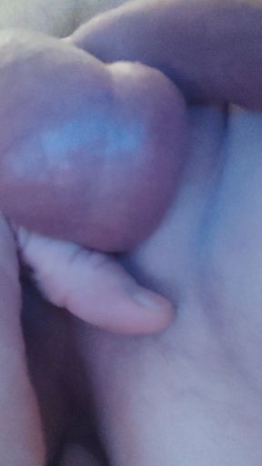 Lying in Bed Playing with My Asshole with a Dildo It's so Nice Waiting for a Wet Hole