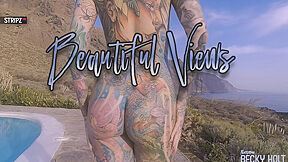 Becky Holt In Beautiful Views - Tattoo Alt-girl Solo