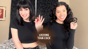 Nyxon and Aria Lock Your Cock 4K